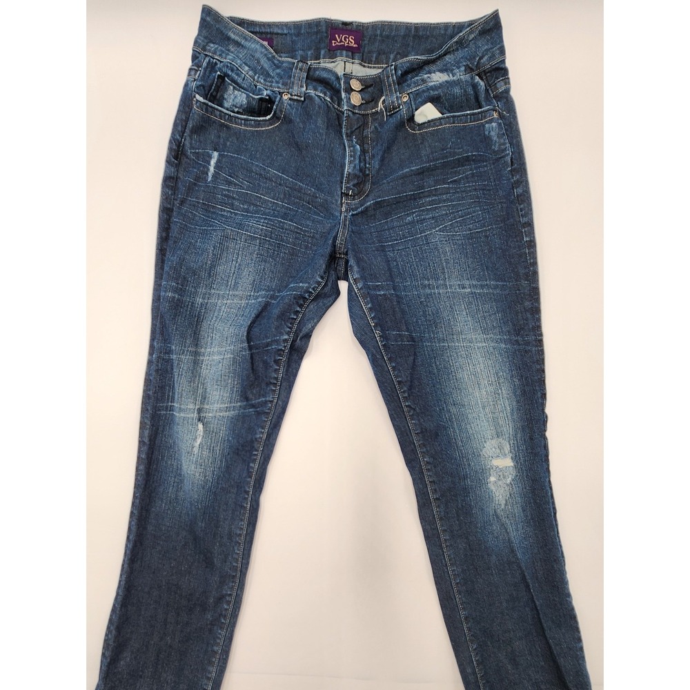 NWT VGS Women Skinny Jeans Size 10 Blue Denim B299 -13‎